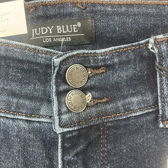 NWT Dark Wash Wide Leg Jeans - Judy Blue - Picture 4 of 10